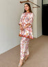 Pastel Ikkat Festive Kurta Set